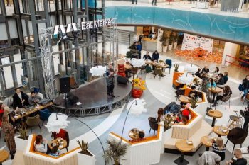 Крупный фуд-холл откроют на Новорижском шоссе Крупный фуд-холл откроют на Новорижском шоссе