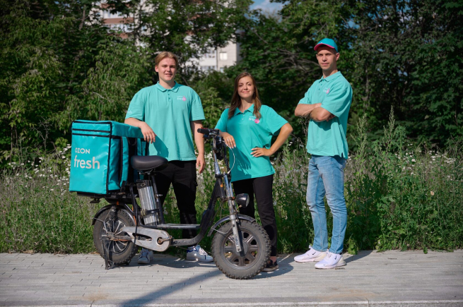 Ozon запустил услугу по клику курьером в регионах присутствия Ozon fresh Ozon запустил услугу по клику курьером в регионах присутствия Ozon fresh